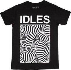 Риза Idles Psych Tubes Unisex Тениска с къс ръкав/Black/Къси