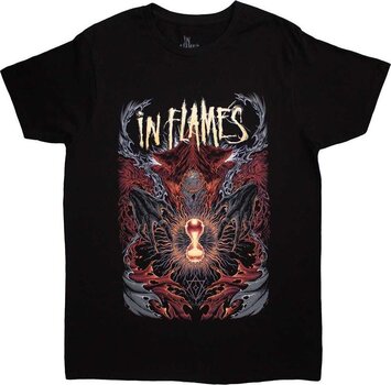 T-Shirt In Flames T-Shirt Ghost In My Head Unisex Black M - 1