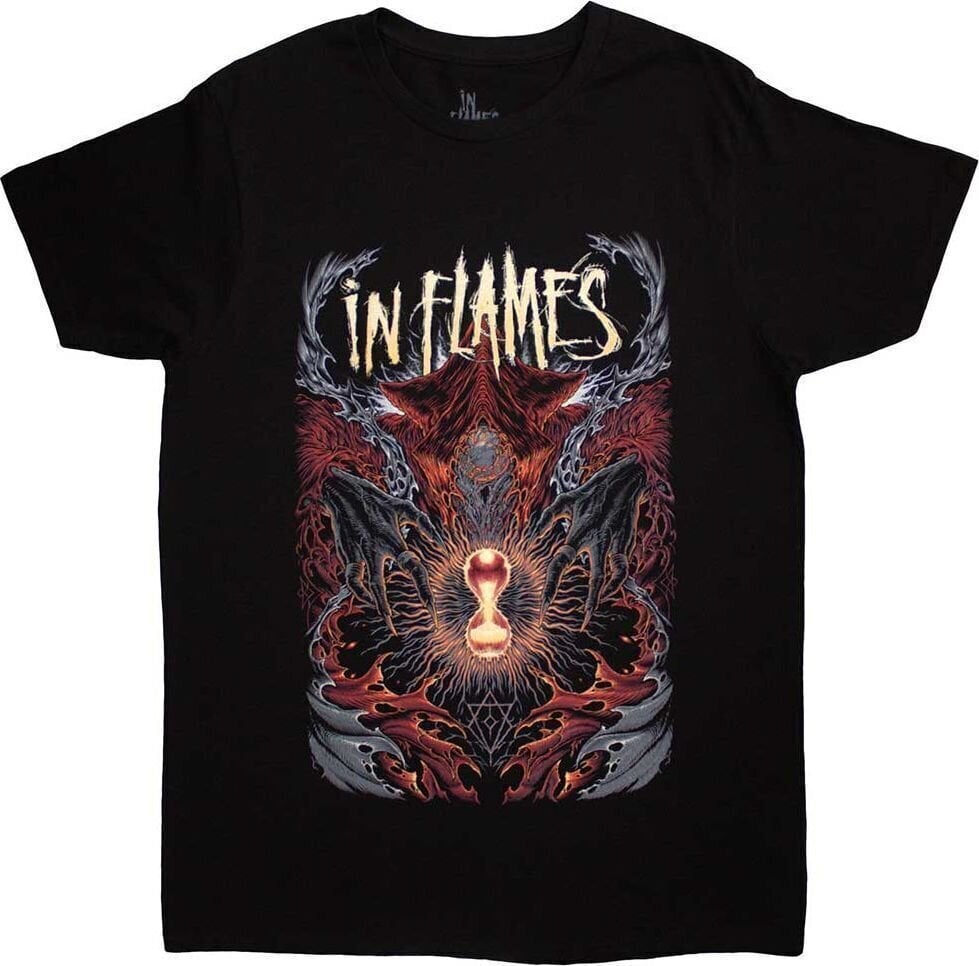 T-shirt In Flames T-shirt Ghost In My Head Unisex Black 2XL