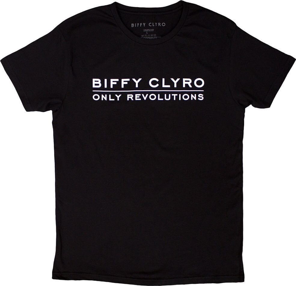 T-shirt Biffy Clyro T-shirt Only Revolutions Unisex Black S