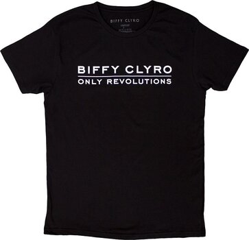 T-shirt Biffy Clyro T-shirt Only Revolutions Unisex Black 2XL - 1