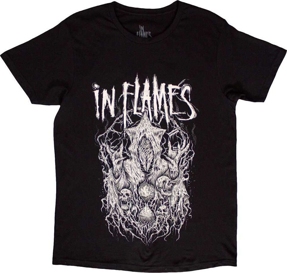 T-shirt In Flames T-shirt Buried in Time Unisex Black XL