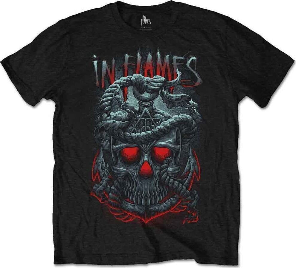 T-shirt In Flames T-shirt Through Oblivion Unisex Black M
