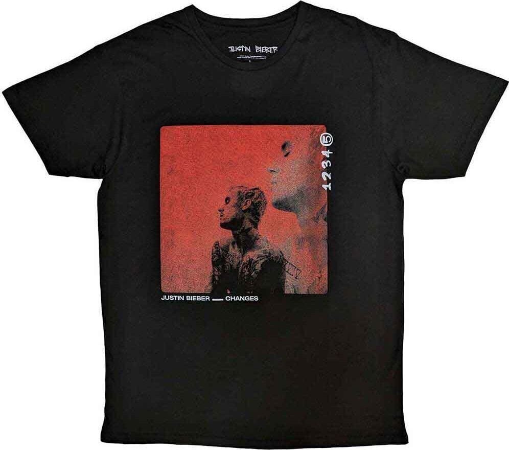 T-Shirt Justin Bieber T-Shirt Changes Unisex Black XL