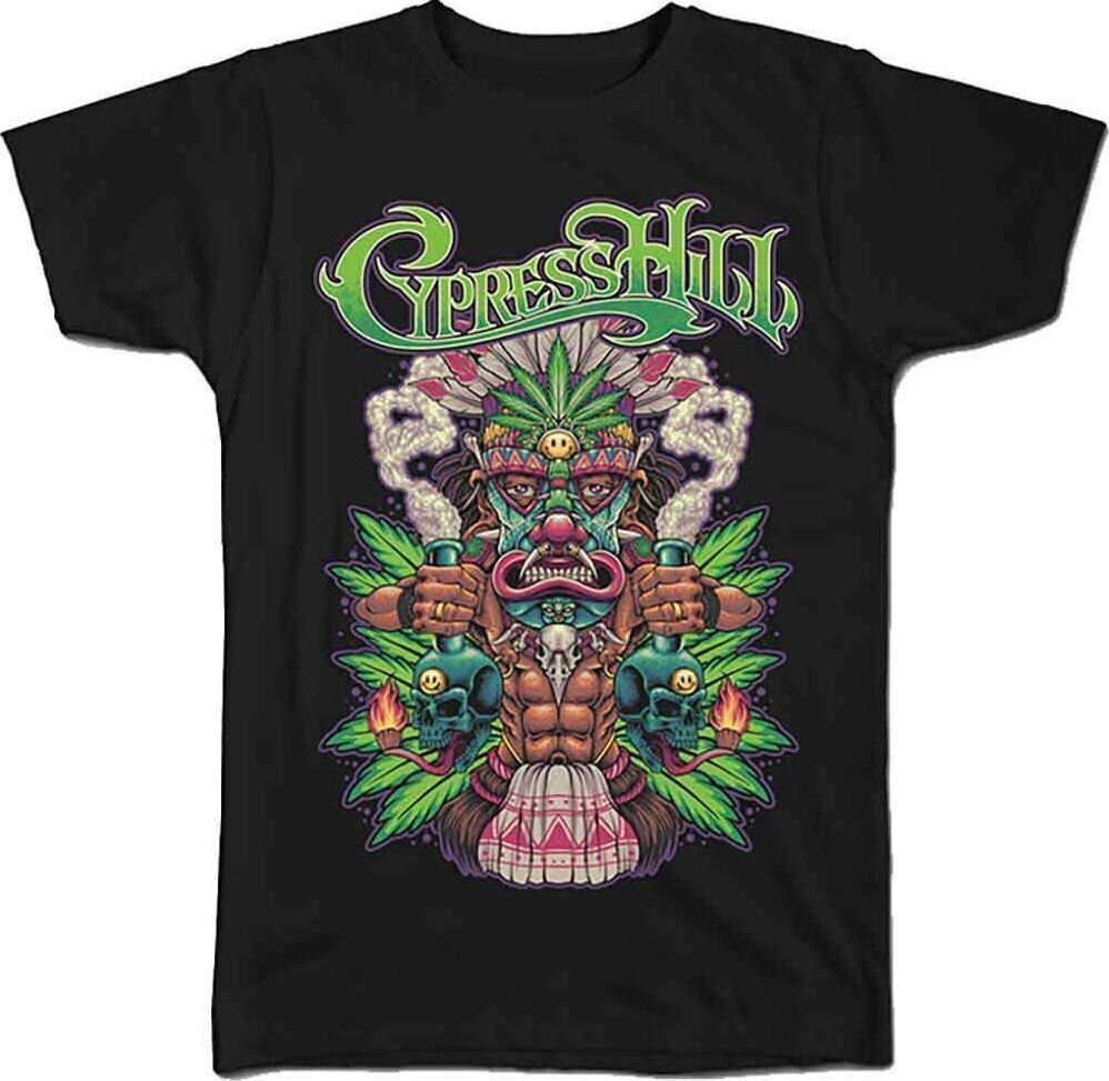 T-shirt Cypress Hill Tiki Time Black M T-shirt