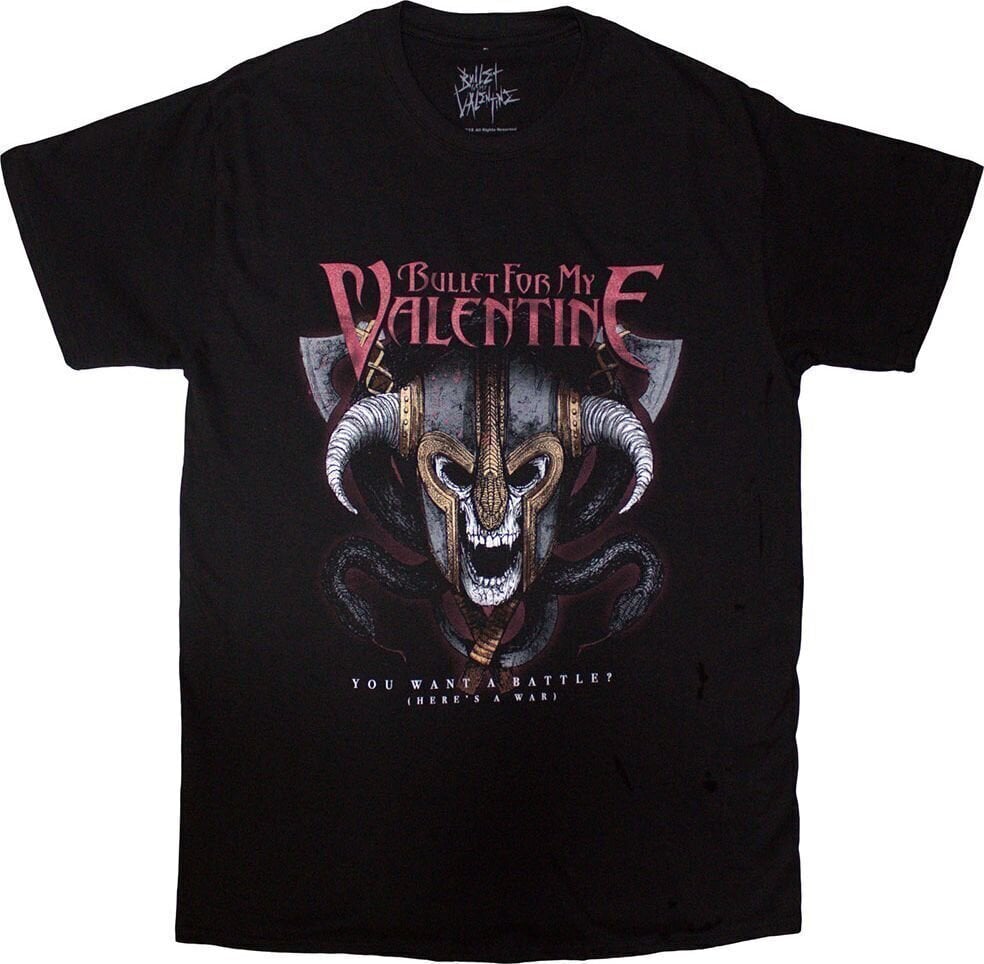 T-shirt Bullet For My Valentine T-shirt Viking Unisex Black L