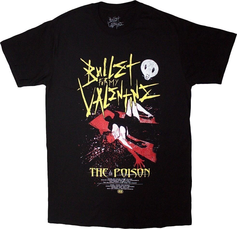 T-shirt Bullet For My Valentine T-shirt The Poison Cover Unisex Black 2XL