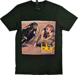 T-shirt Blur Parklife Album Unisex Green/T-shirt à manches courtes/Courtes