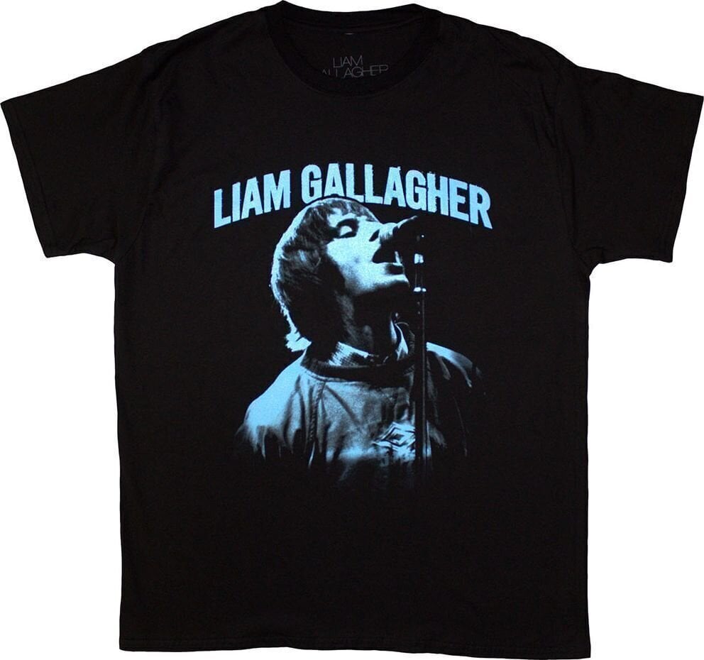 T-shirt Liam Gallagher T-shirt Maine Road Live Unisex Black 2XL