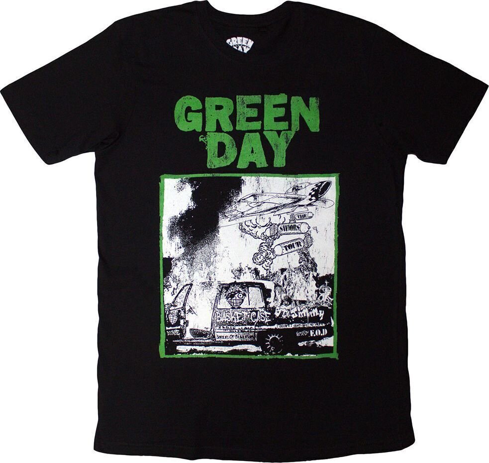 Tričko Green Day Tričko Riot Trio Unisex Black M
