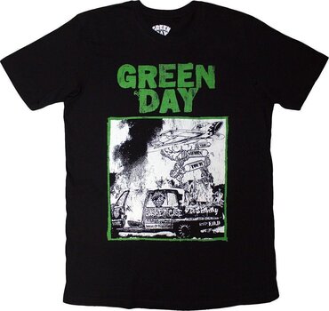 Tričko Green Day Tričko Riot Trio Unisex Black M - 1
