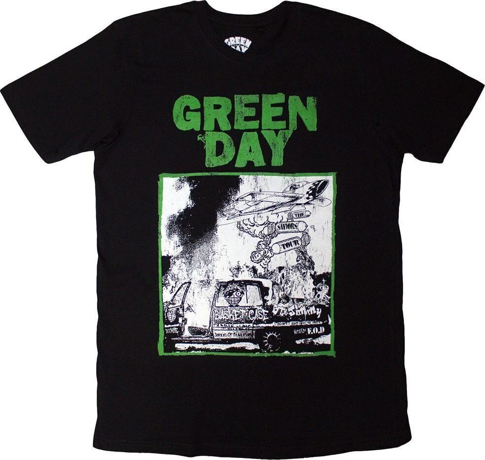 T-shirt Green Day T-shirt Riot Trio Unisex Black L