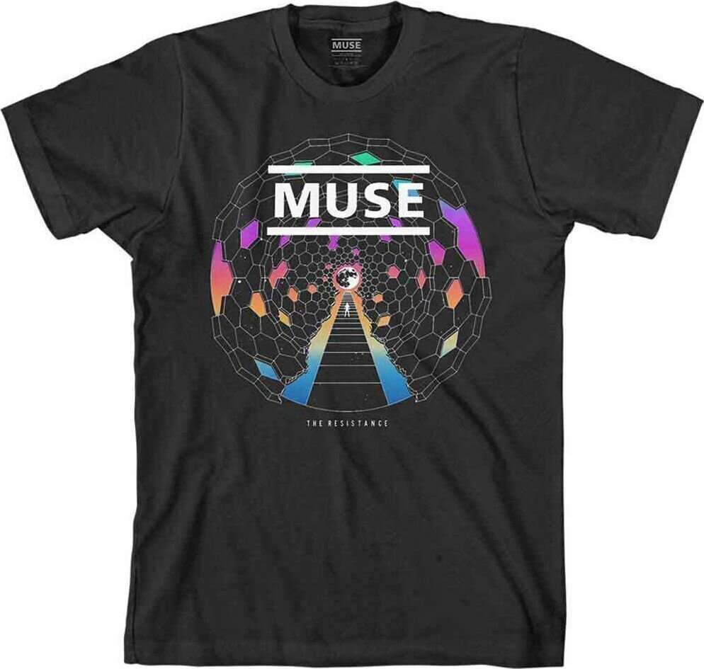 Košulja Muse Košulja Resistance Moon Unisex Black 2XL