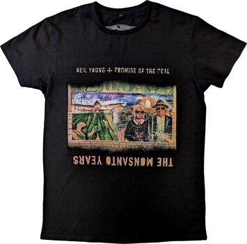 T-Shirt Neil Young T-Shirt Monsanto Years Unisex Black S - 1