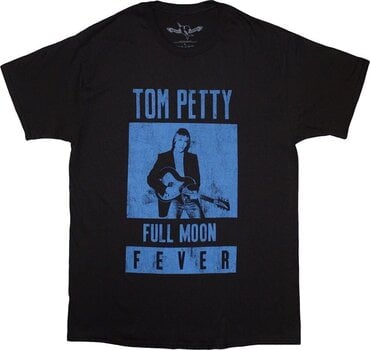 T-Shirt Tom Petty & The Heartbreakers T-Shirt Full Moon Fever Blue Unisex Black XL - 1