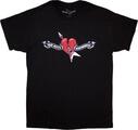 Tom Petty & The Heartbreakers Heart Logo Black L Πουκάμισο
