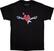 T-Shirt Tom Petty & The Heartbreakers Heart Logo Black 2XL T-Shirt