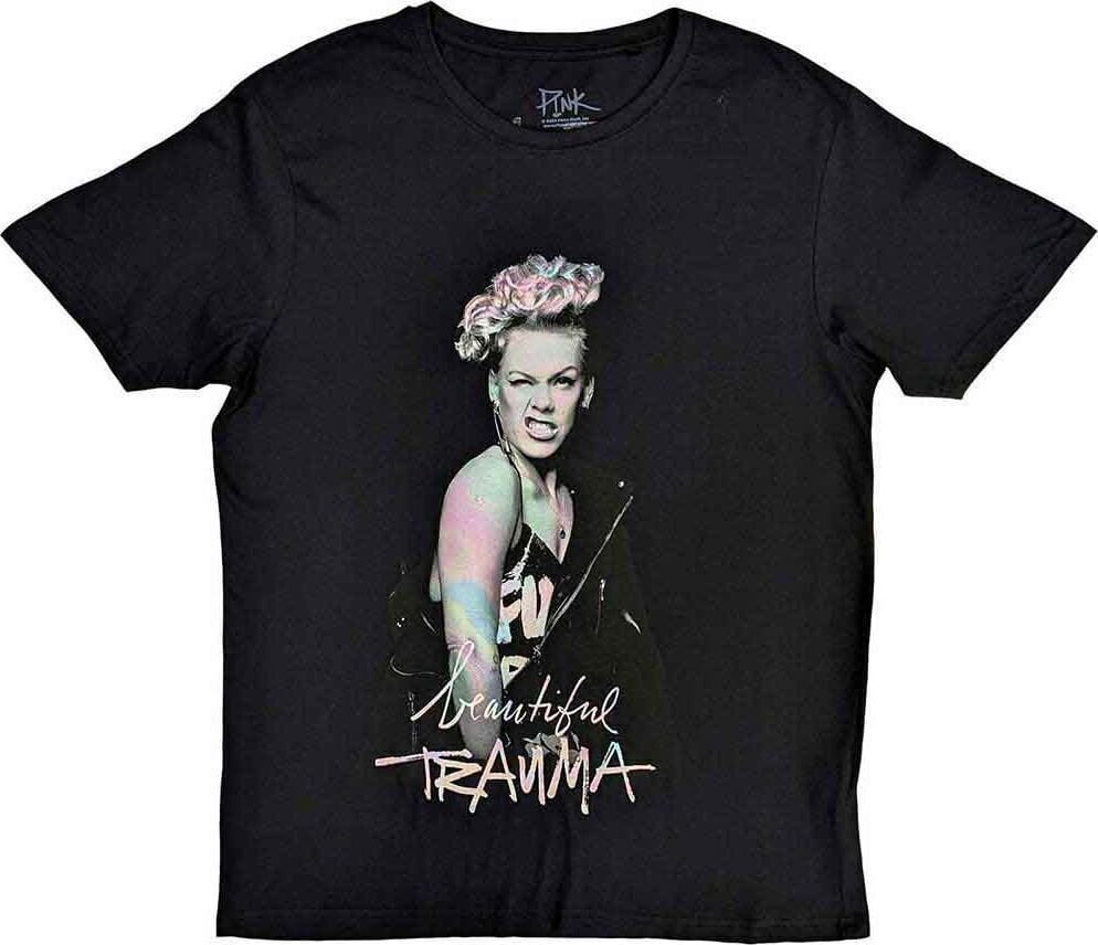 T-shirt Pink T-shirt Wink Unisex Black XL