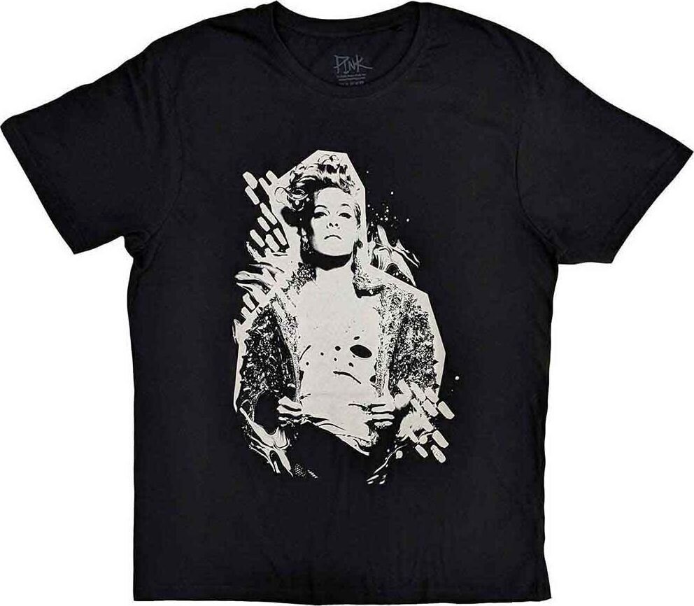 T-shirt Pink T-shirt Painty Unisex Black XL