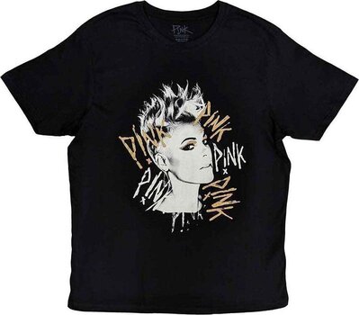 T-shirt Pink T-shirt Ladies Boyfriend Unisex Black L - 1