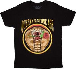 T-shirt Queens Of The Stone Age Cobra Unisex T-shirt de manga curta/Black/Curto