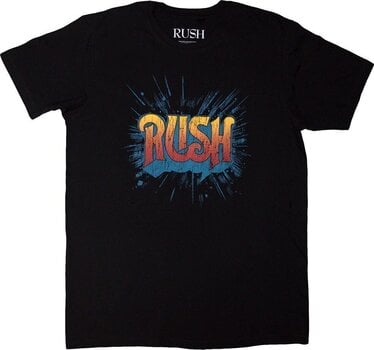 T-shirt Rush T-shirt Tour 74-75 Unisex Black L - 1