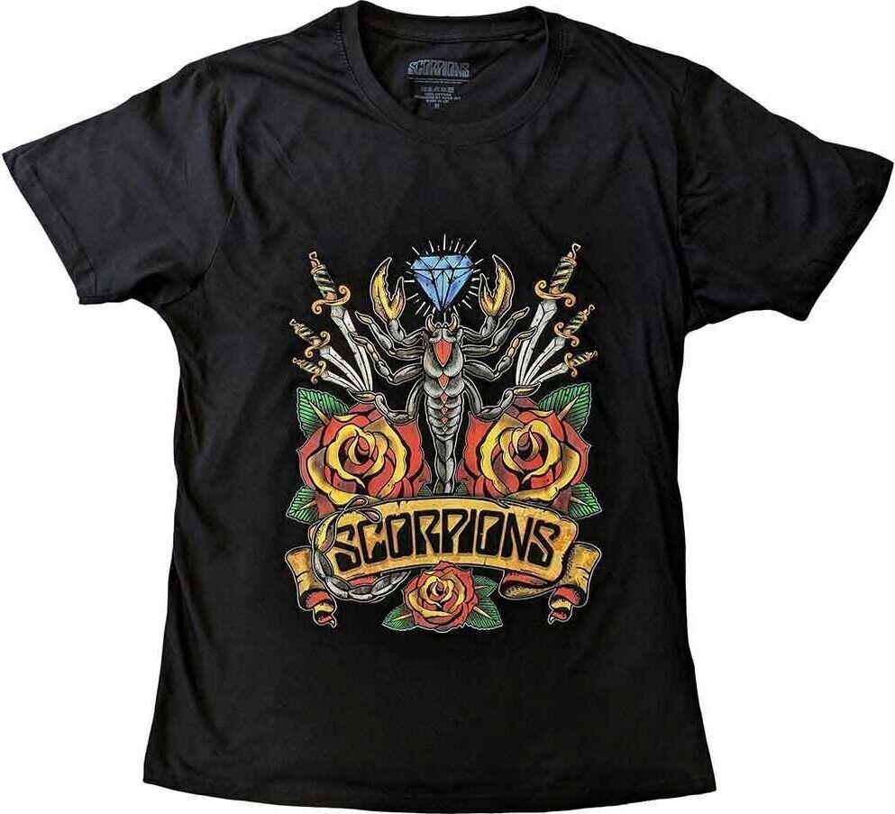 T-shirt Scorpions Traditional Tattoo Black S T-shirt