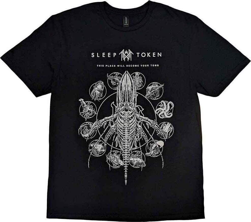 T-shirt Sleep Token T-shirt Tomb Whale Unisex Black M