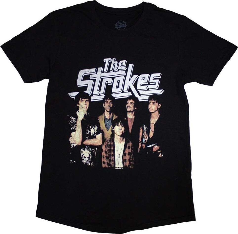 Tricou The Strokes Band Photo Black S Tricou