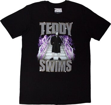 T-shirt Teddy Swims T-shirt Retro Bootleg Unisex Black S - 1