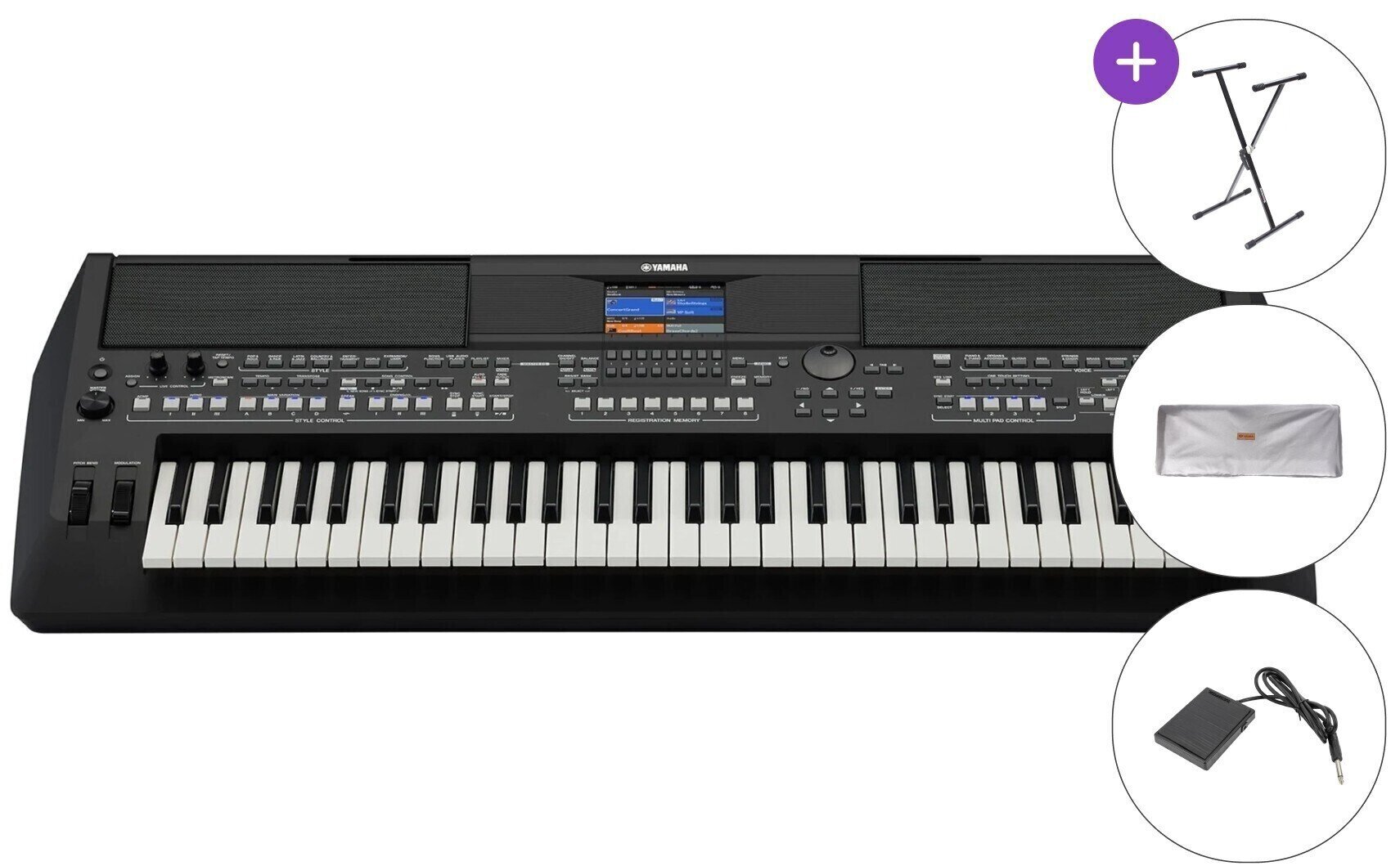 Teclado profesional Yamaha PSR-SX600 SET Teclado profesional