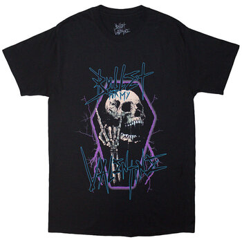 Tričko Bullet For My Valentine Tričko Thrash Skull Unisex Black S - 1