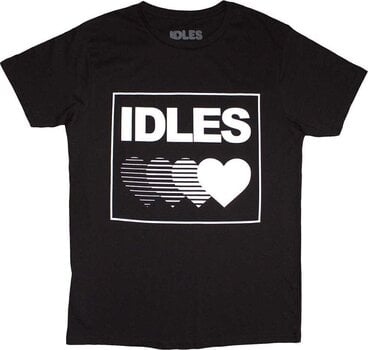 T-Shirt Idles T-Shirt Gradient Heart Unisex Black S - 1