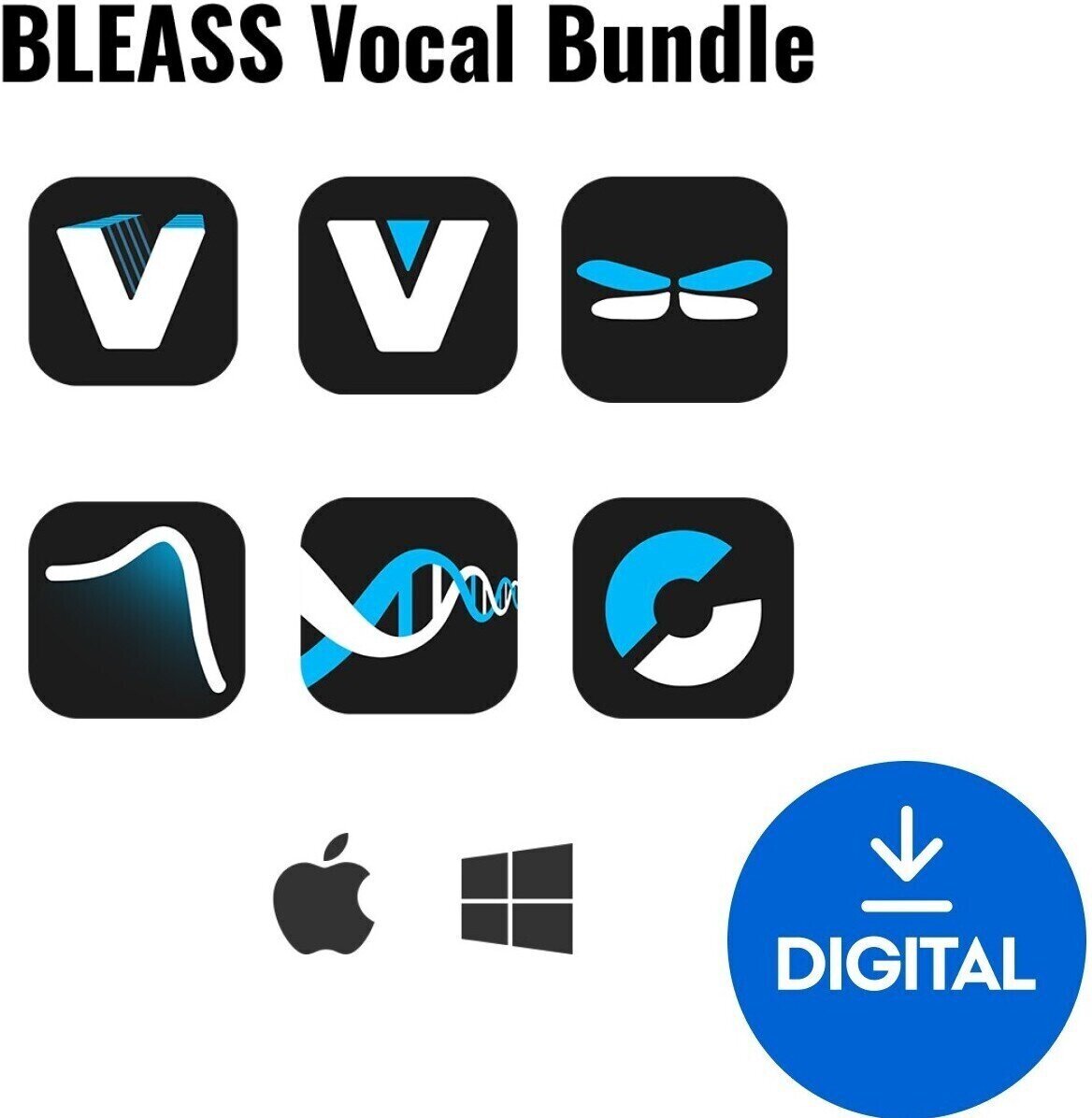 Virtuális effekt BLEASS Vocal Bundle (Digitális termék)