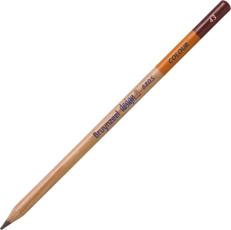 Crayon de couleur Bruynzeel Design Colour Crayon de couleur Dark Brown 1 pc