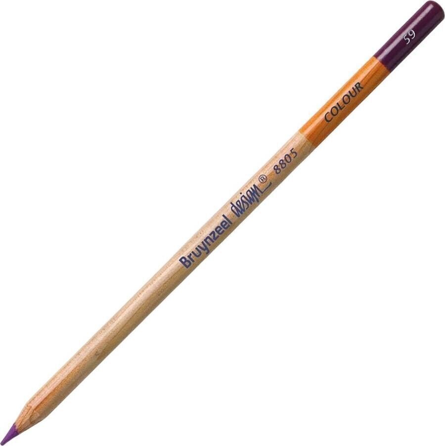 Crayon de couleur Bruynzeel Design Colour Crayon de couleur Red Violet 1 pc