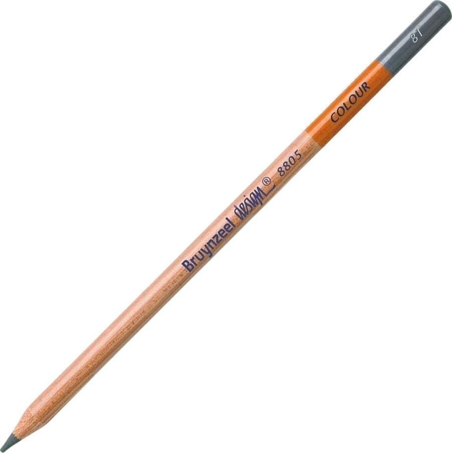 Lápis de cor Bruynzeel Design Colour Lápis de cor Mid Brown Grey 1 un.