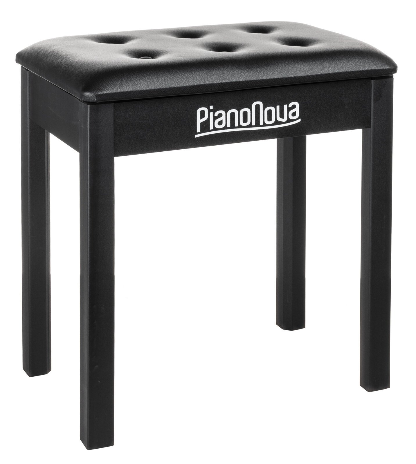 Pianonova Bookcase Dřevěná stolička ke klavíru Black
