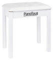 Pianonova Piano Stool with Bookcase White
