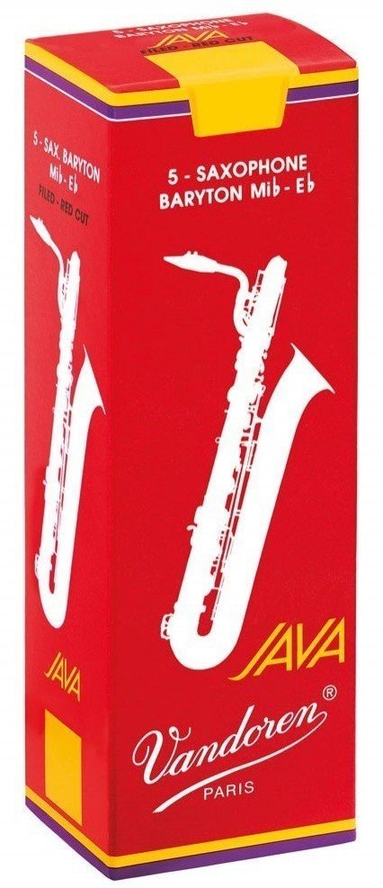 Plátok pre barytón saxofón Vandoren Java Red Cut 3.5 Plátok pre barytón saxofón