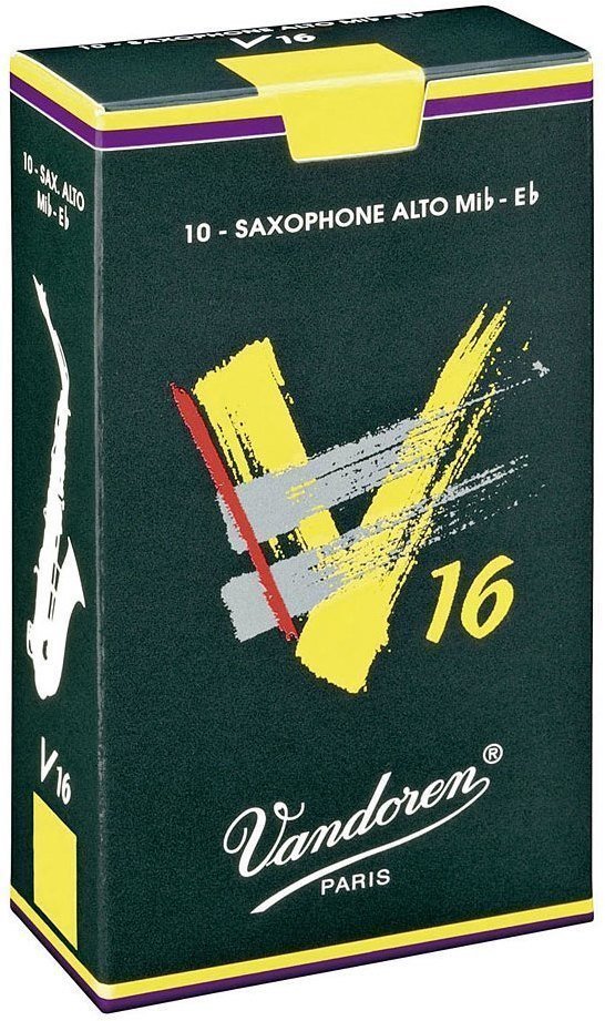 Palheta para saxofone alto Vandoren V16 Alto Saxophone 1.5 Palheta para saxofone alto
