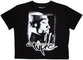 2Pac Spray Photo Black XL De mujer Camiseta de manga corta