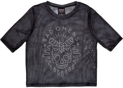 Tricou Bad Omens Moth Skull Gri cărbune XL Damă Tricou - 1
