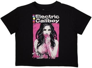 T-Shirt Electric Callboy Eat Me Alive Ladies Crop Top-Short Sleeve T-Shirt/Black/Short