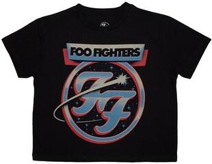 Tricou Foo Fighters Comet Ladies Crop Top-Tricou cu mânecă scurtă/Black/Scurt