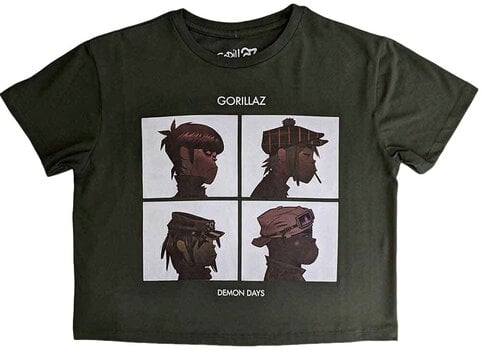 Košulja Gorillaz Demon Days Green L Ženske Košulja - 1