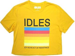 Majica Idles Resistance Ladies Crop Top-Majica s kratkimi rokavi/Yellow/Kratki