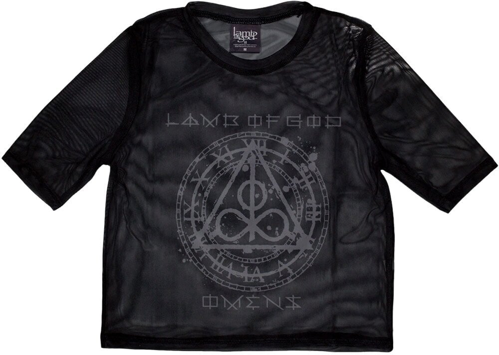 T-Shirt Lamb Of God Omens Clock Black L Damen T-Shirt