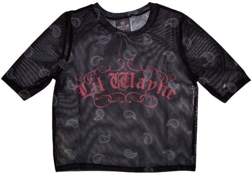 Tricou Lil Wayne Script Logo Black S Damă Tricou - 1