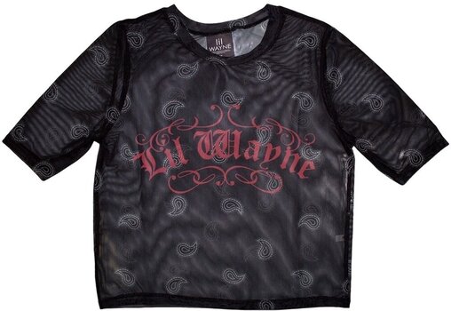 Tricou Lil Wayne Script Logo Black M Damă Tricou - 1